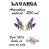 Vela artesanal con aroma a lavanda | Las cosucas de Yai