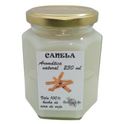 Vela artesanal con aroma a canela | Las cosucas de Yai