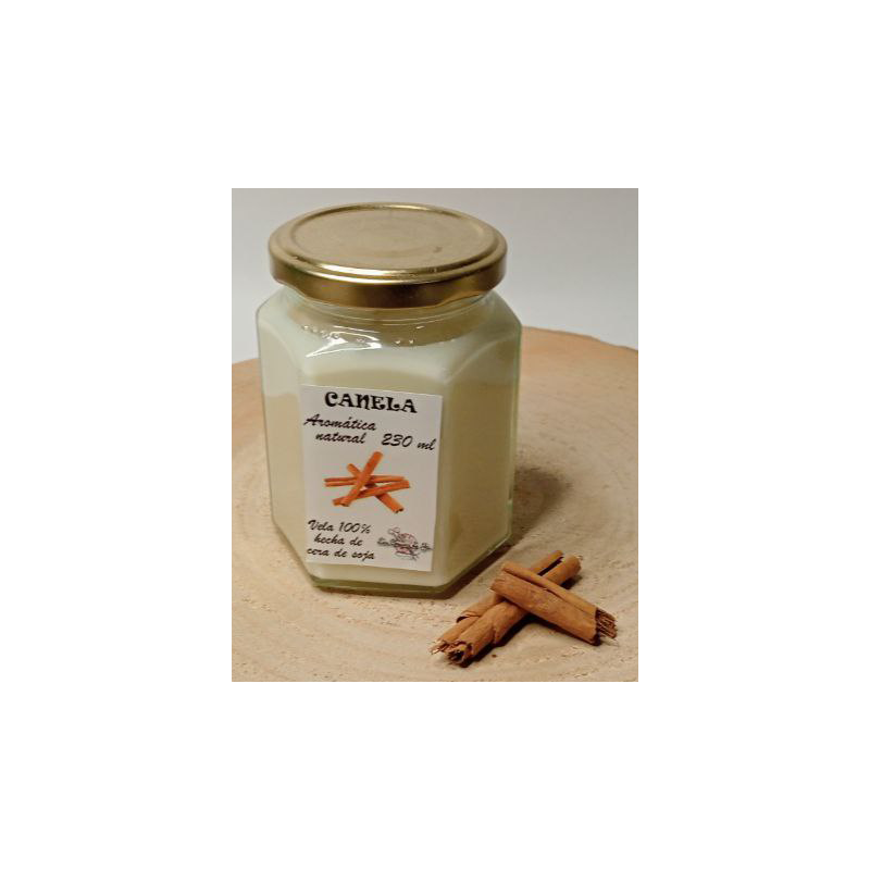 Vela artesanal con aroma a canela | Las cosucas de Yai Vela artesanal con aroma a canela | Las cosucas de Yai