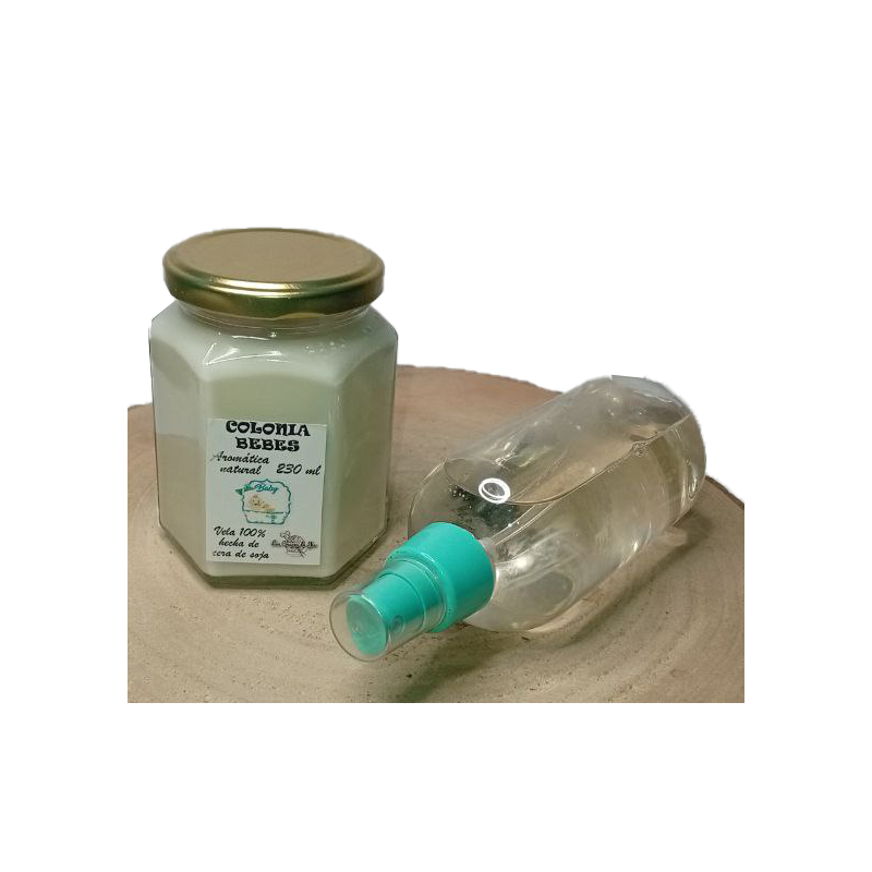 Vela artesanal con aroma a colonia bebe | Las cosucas de Yai Vela artesanal con aroma a colonia bebe | Las cosucas de Yai