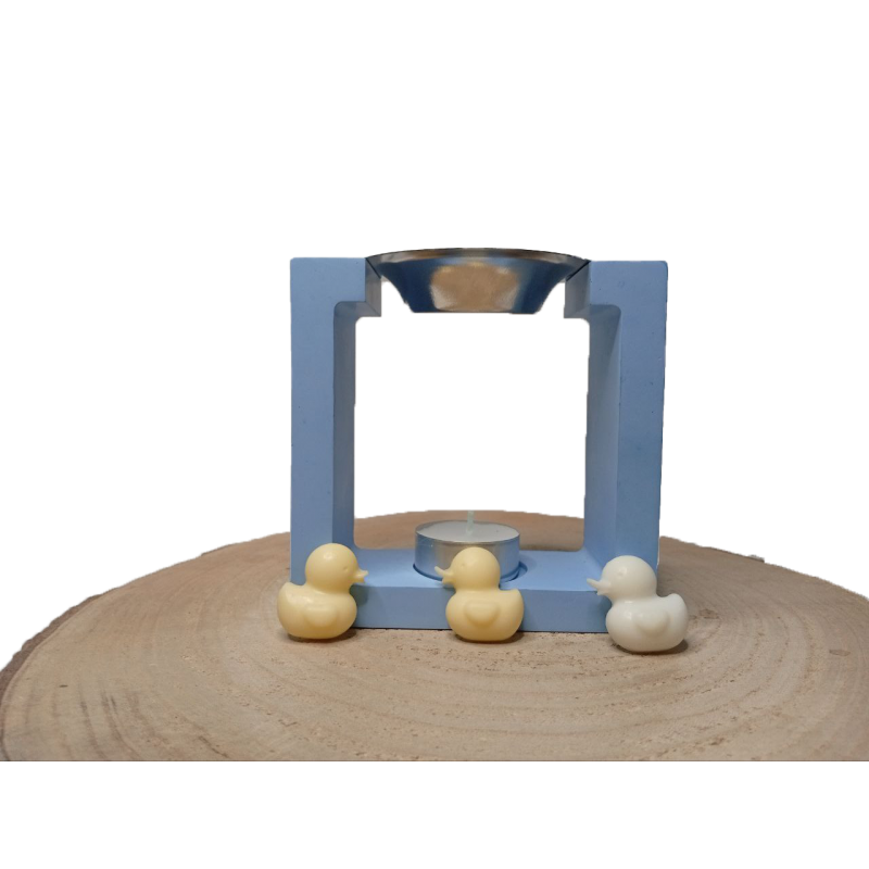 Quemador de wax melts de polvo de mármol | Las cosucas de Yai