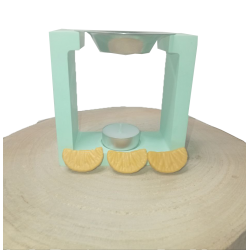 Quemador de wax melts de polvo de mármol | Las cosucas de Yai