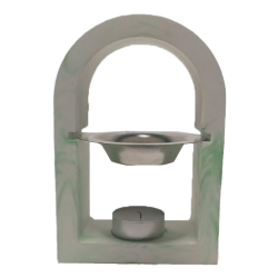 Quemador de Wax Melt 16 cm en Forma de Arco | Diseño Moderno y Elegant