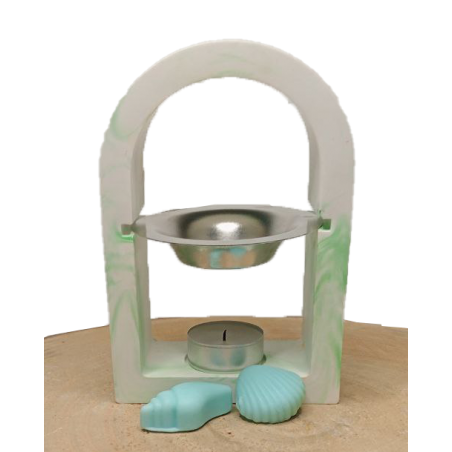 Quemador de Wax Melt 16 cm en Forma de Arco | Diseño Moderno y Elegant
