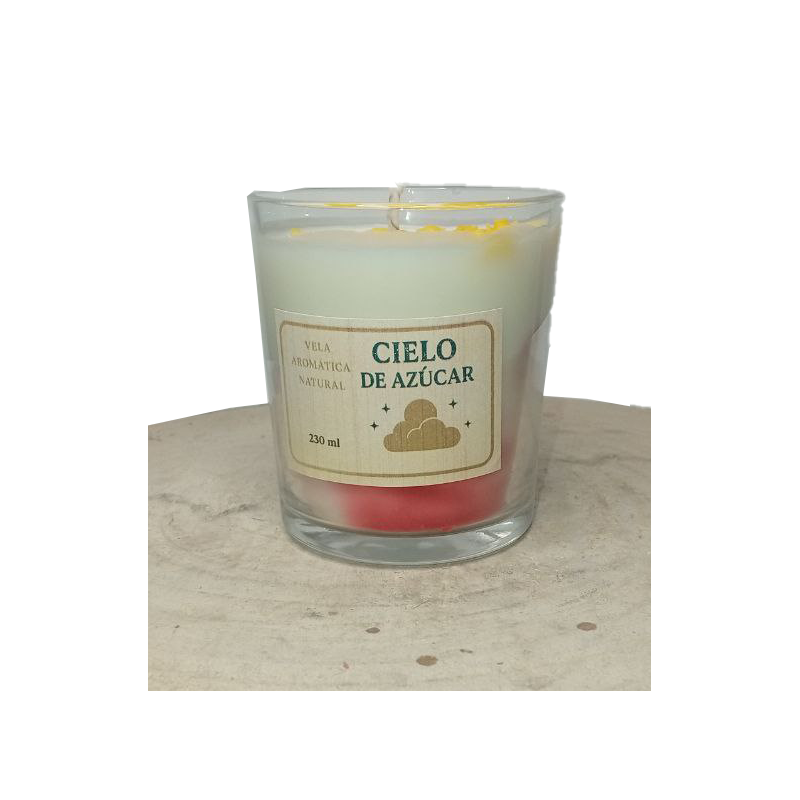 Vela Cielo de Azúcar 230ml | Dulzura +35h