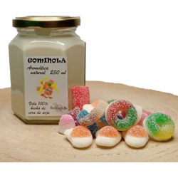 Vela artesanal con aroma pack de 2 velas