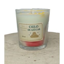 Velas artesanales aromaticas, pack de 2 velas