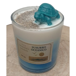 Velas artesanales aromaticas, pack de 2 velas