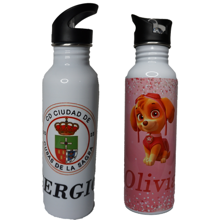 botellas personalizadas pack de 2 , 100% personalizadas